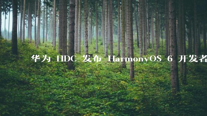 华为 HDC 发布 HarmonyOS 6 开发者 beta 版对应用开发者和鸿蒙生态有哪些影响？
