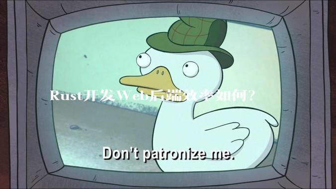 Rust开发Web后端效率如何？