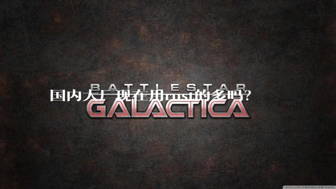 国内大厂现在用rust的多吗？